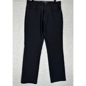FootJoy Golf Pants Mens 34x32 Black Athletic Fit Performance Stretch